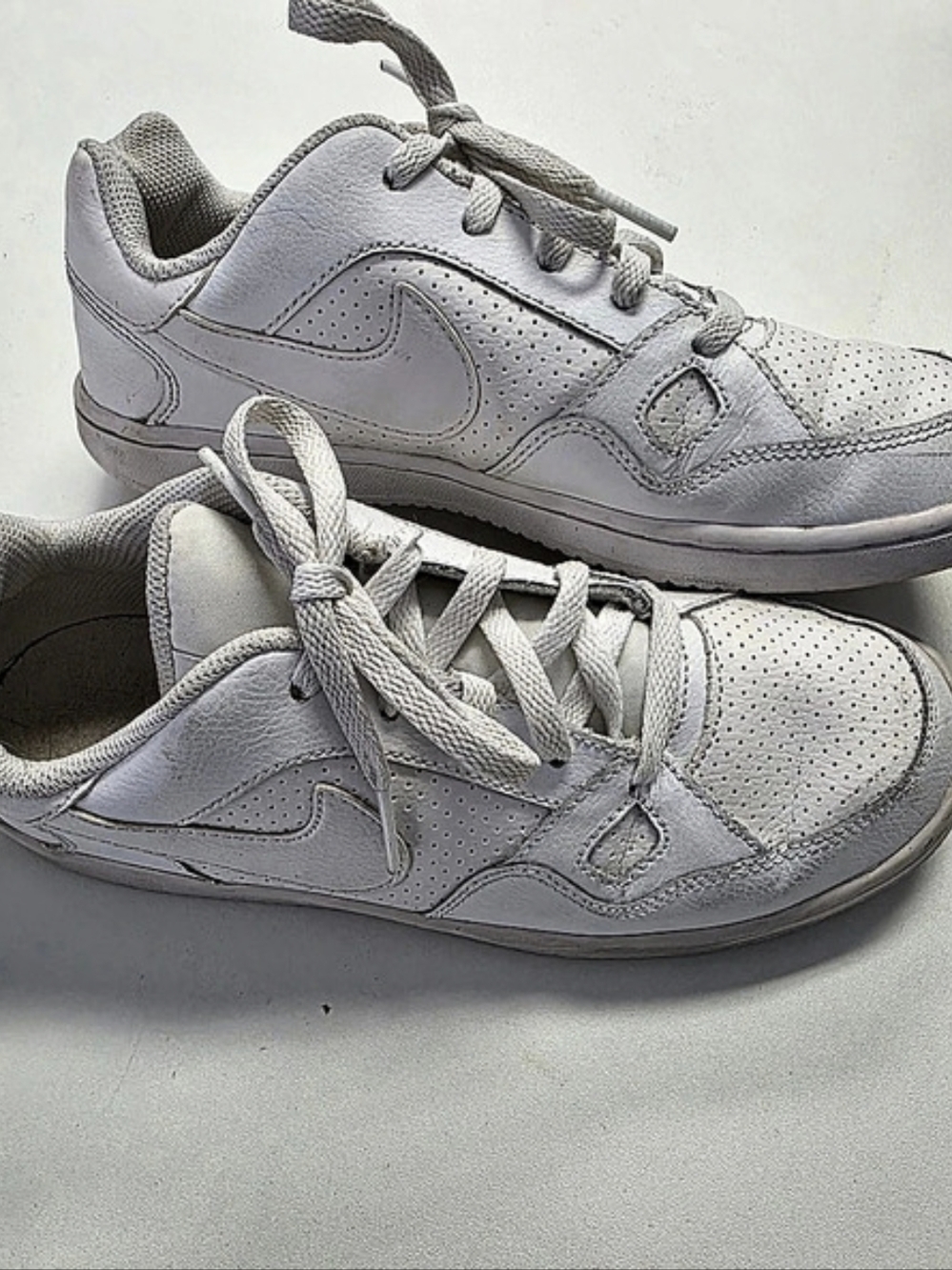 Nike Court Borough Low White Sneakers US 3Y